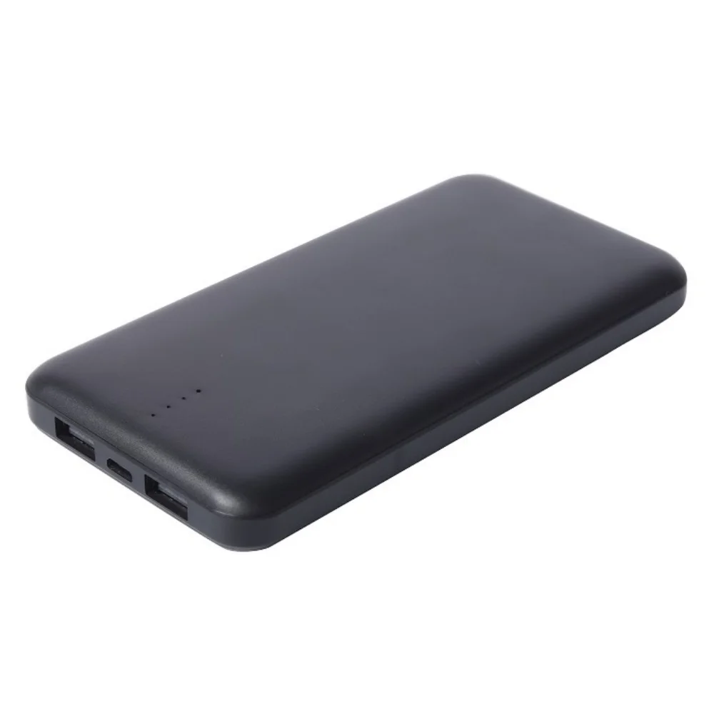 NEW Power Bank with Brown Felt & Faux Leather Pouch and USB